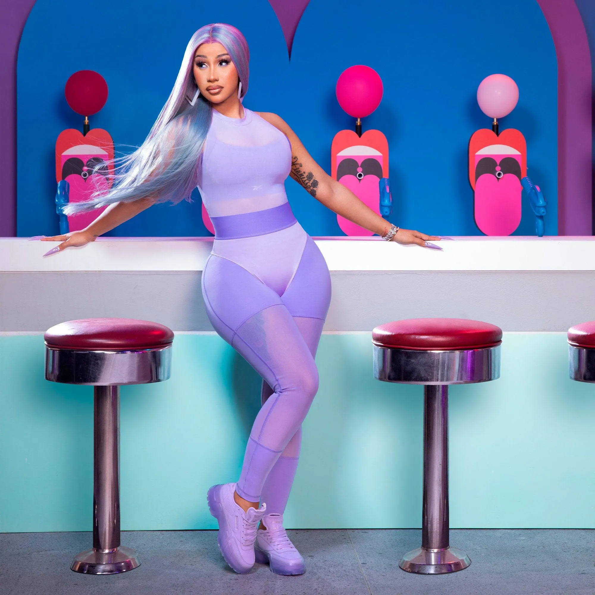 + Cardi B Club C 'Crisp Purple'