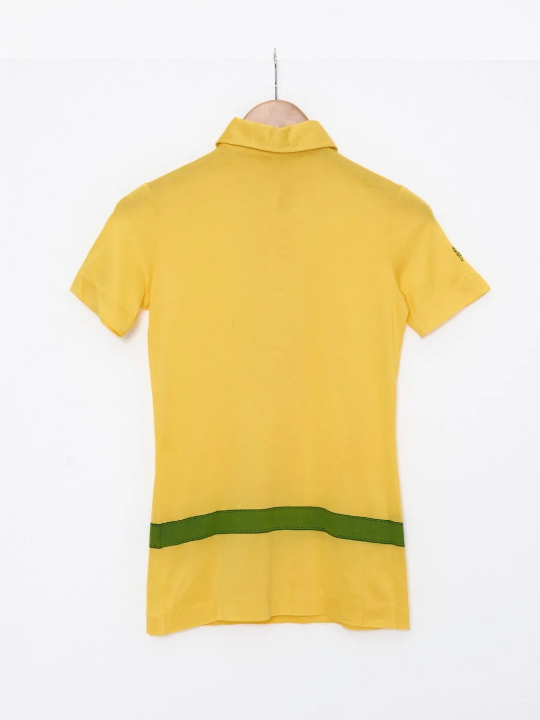 1970s Roberta Di Camerino polo shirt in yellow cotton