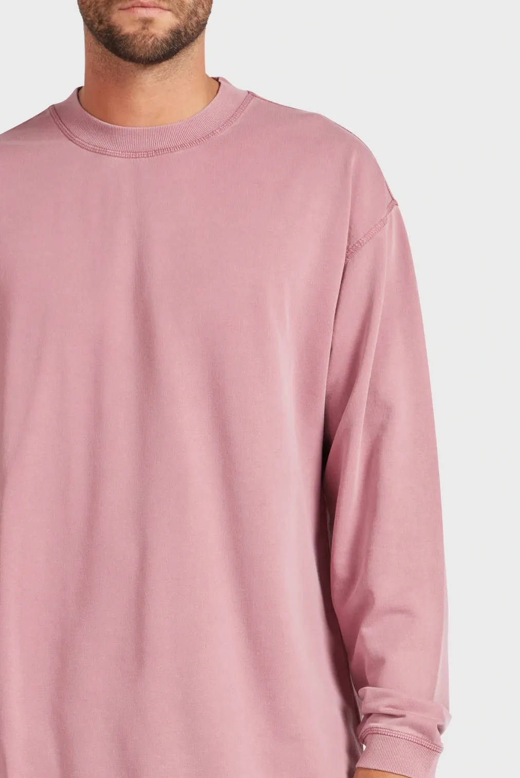 Academy Brand - Louis LS Tee Dark Rose