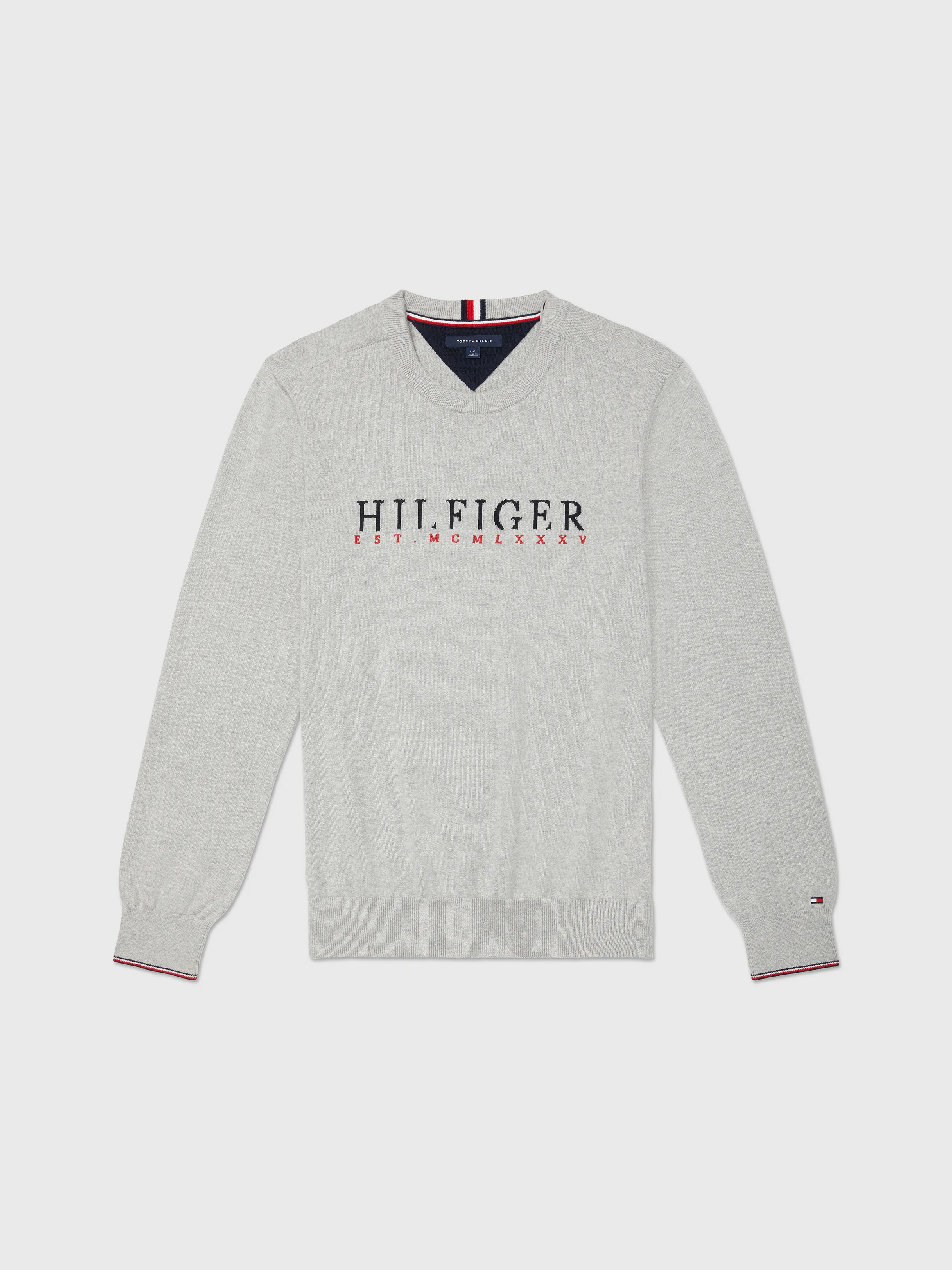 Adaptive Mens Hilfiger Crewneck Sweater | Adaptive Sweatshirts & Hoodies | Tommy Adaptive