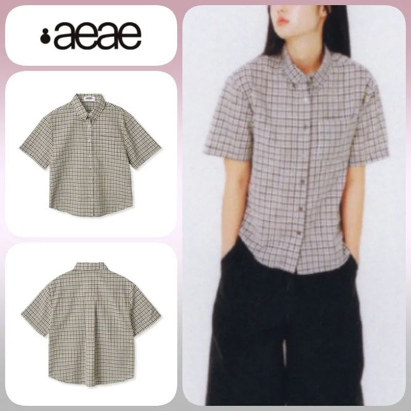 AEAE  |Cotton Shirts & Blouses