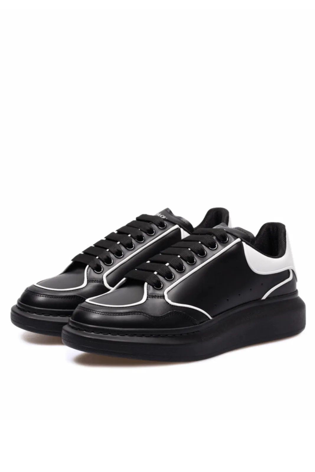 Alexander McQueen Oversized Retro Sneaker 'Black White'