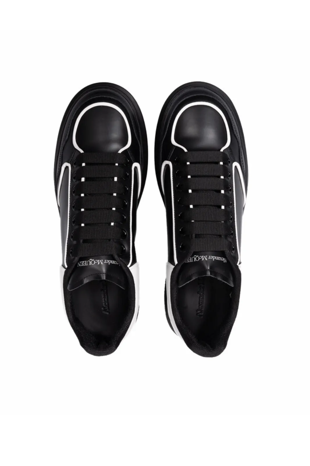 Alexander McQueen Oversized Retro Sneaker 'Black White'