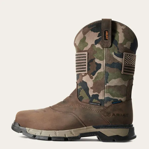 Ariat 29518 Rebar Flex Patriot Waterproof Composite Toe Work Boot 10029518