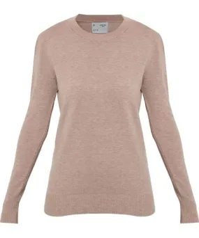 Ats the Label Women's Neutrals Amara Creme Ribbed Knit Top