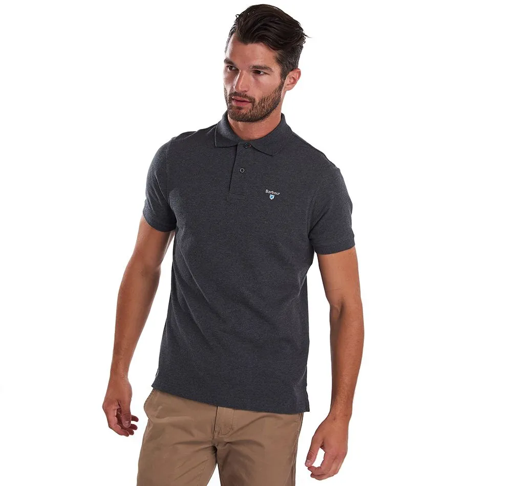 Barbour Men's Tartan Pique Polo T-Shirt - Short Sleeved