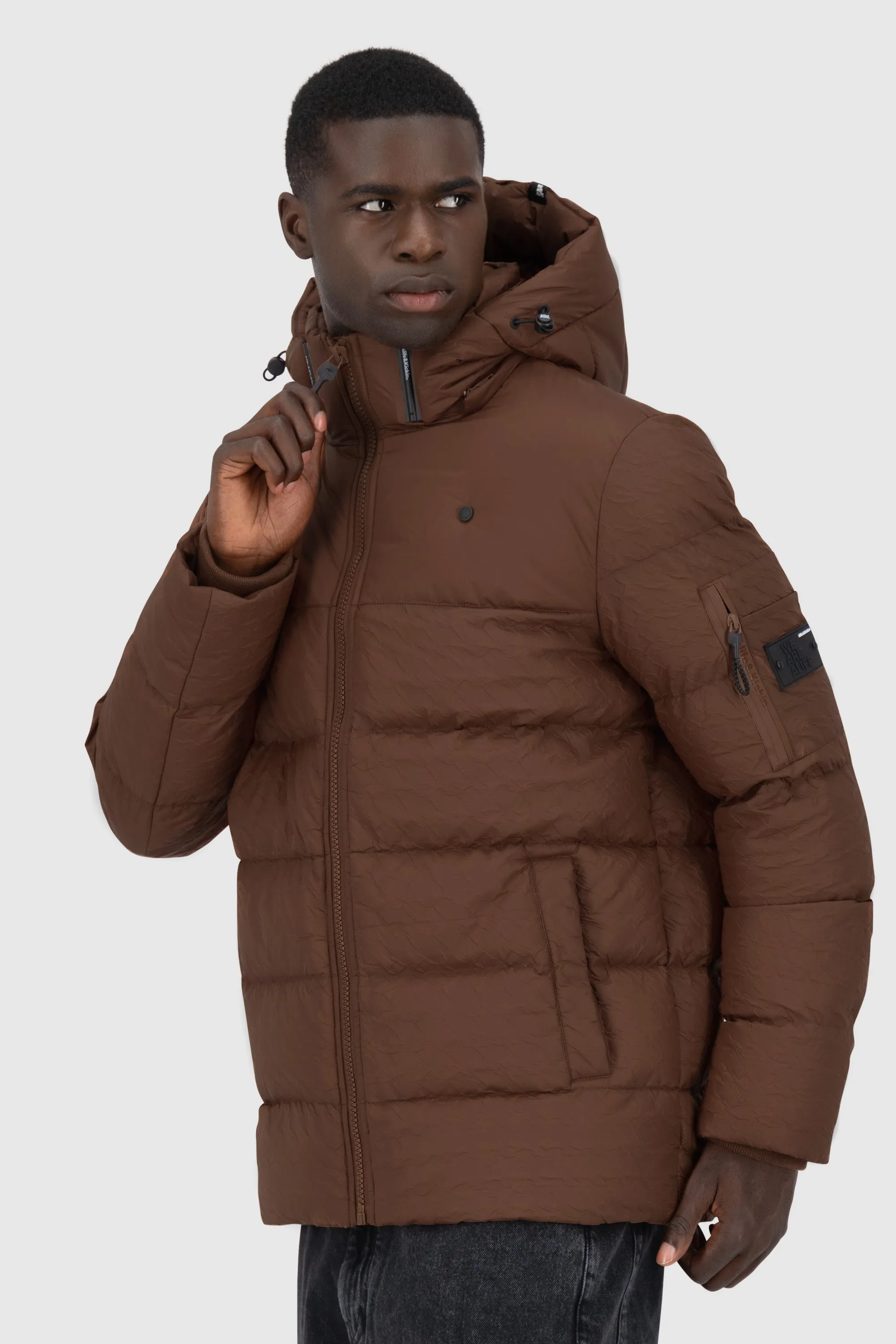 BeatAK A Puffer Jacket Braun