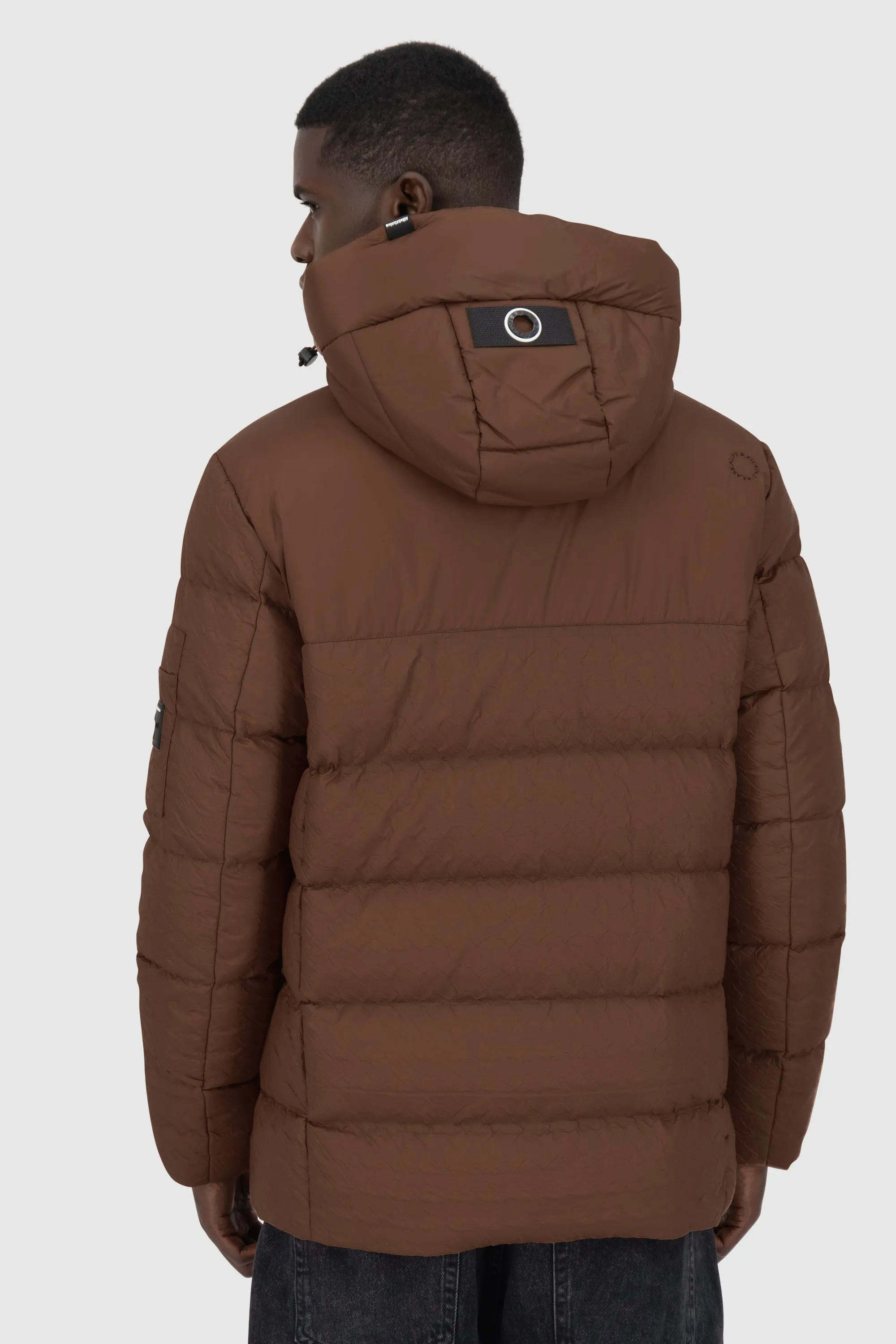 BeatAK A Puffer Jacket Braun