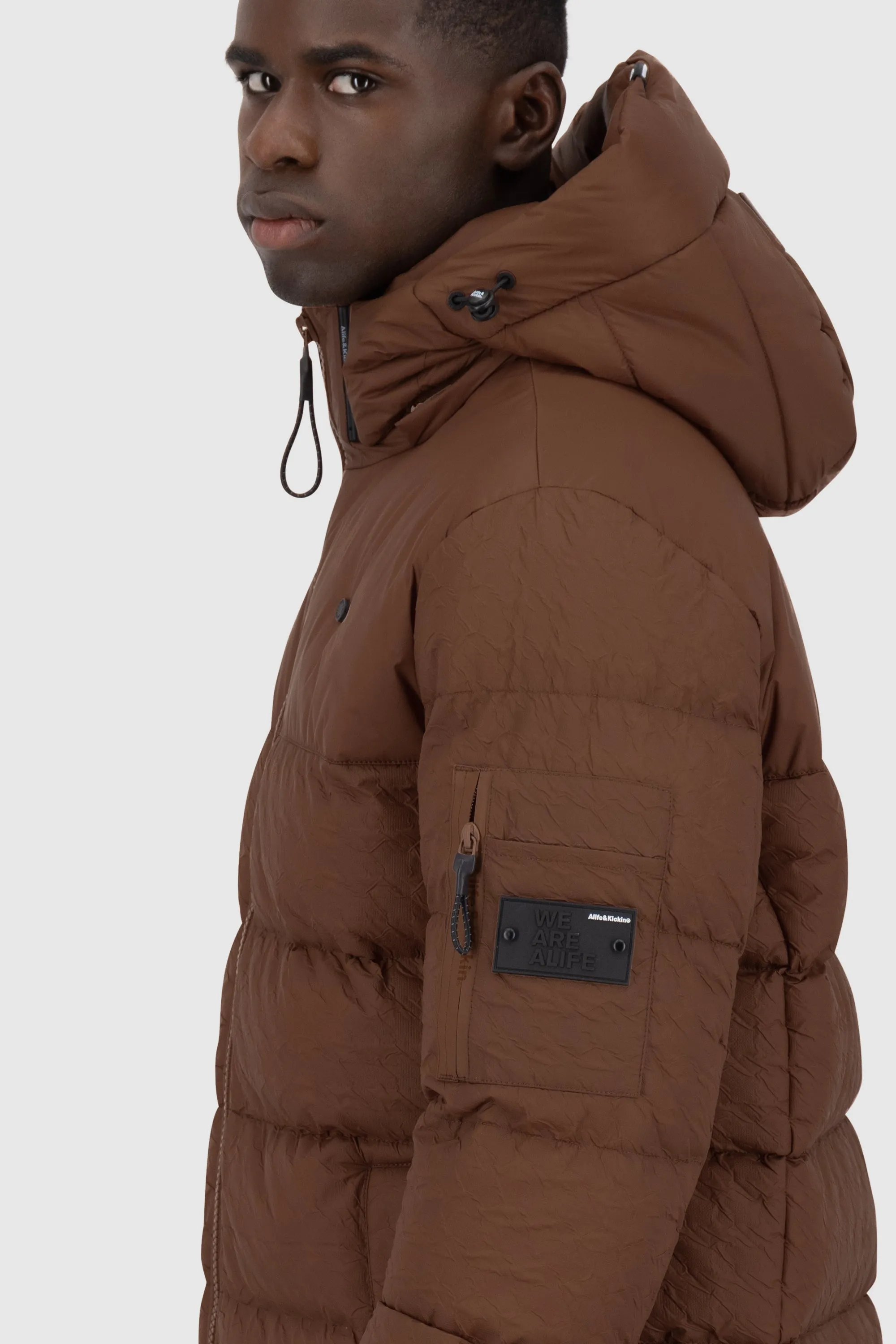 BeatAK A Puffer Jacket Braun