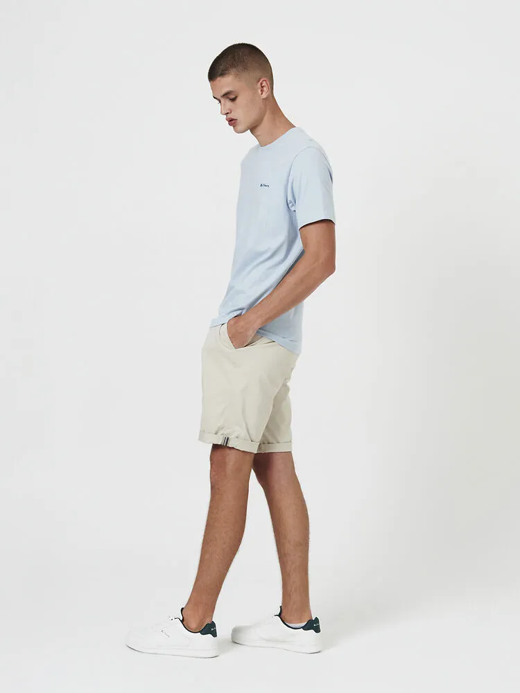 Ben Sherman - Signature Chest Embroidery Tee - Light Blue