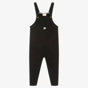 Black Organic Cotton Dungarees