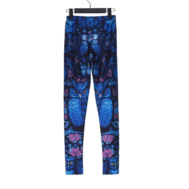 Blue MIDNIGHT OWL LEGGINGS