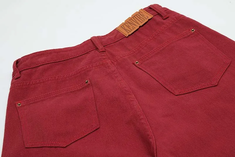 Bold | Straight Red Jeans