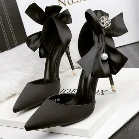 Bow-knot Women Pumps Designer Shoes High Heels Sandals