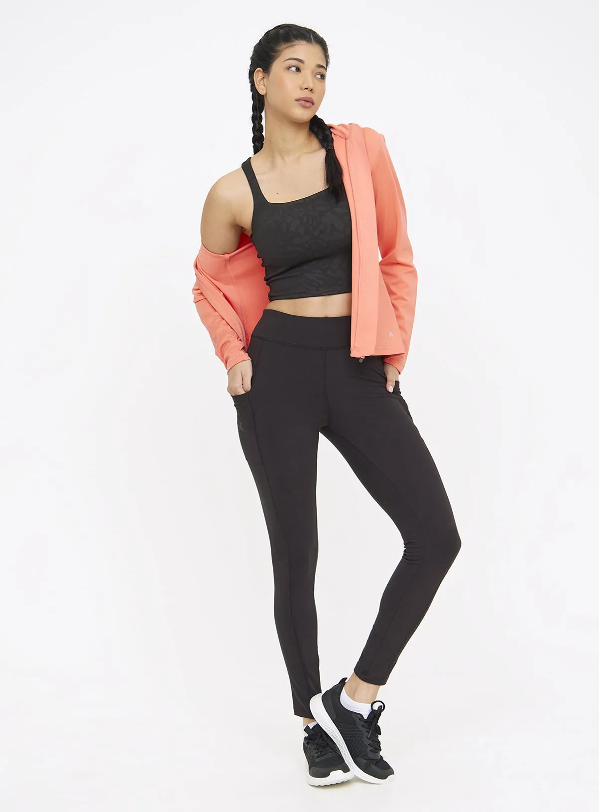 Buy Active Coral Zip-Through Jacket L | Hoodies and sweatshirts | Tu