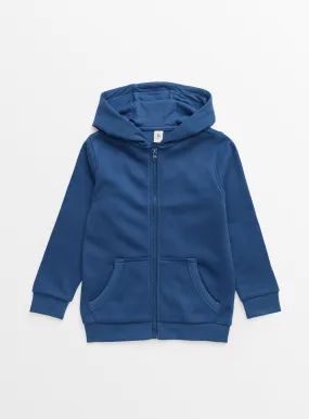 Buy Blue Zip-Through Hoodie 13 years | Jumpers and hoodies | Tu