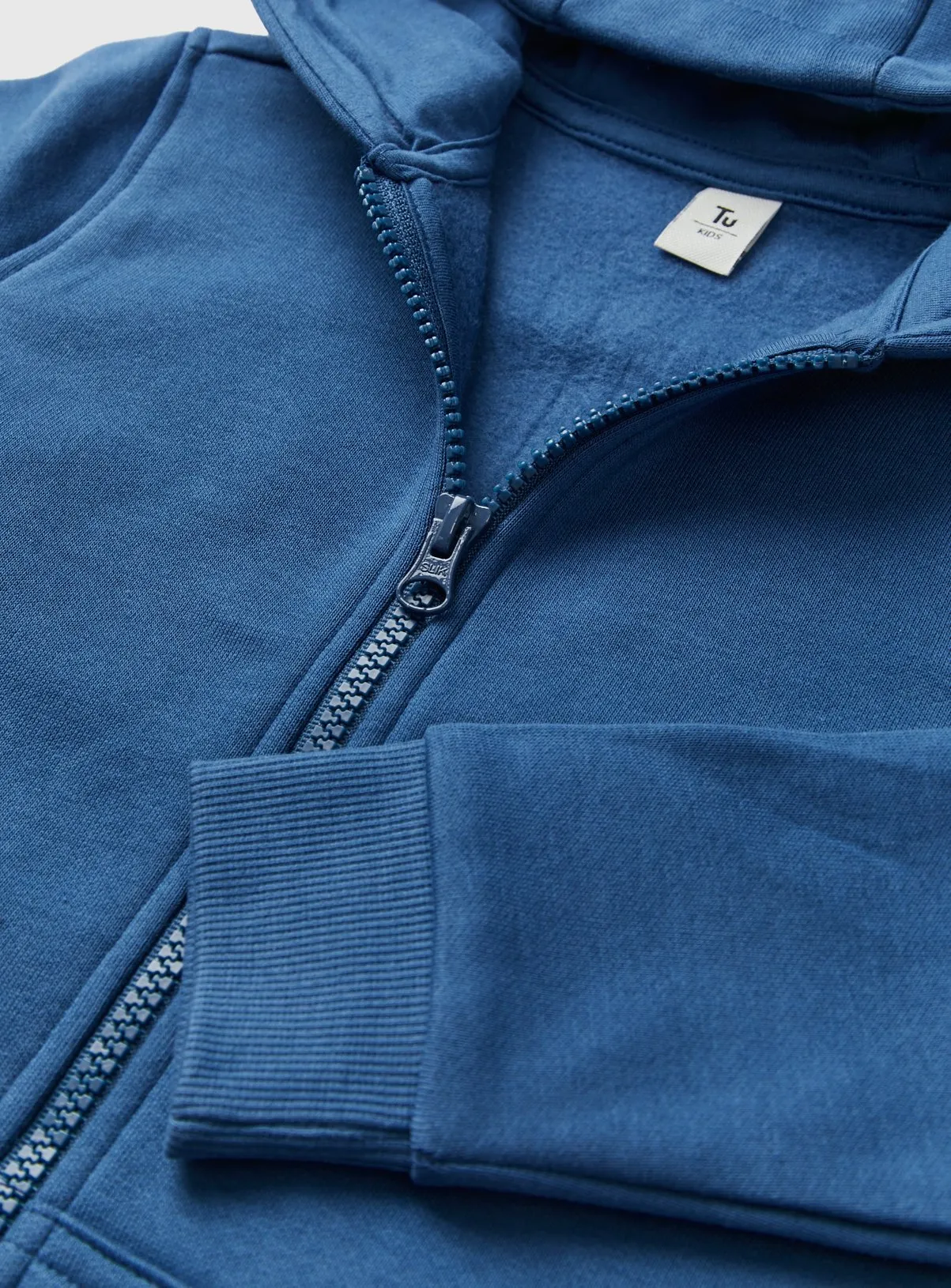 Buy Blue Zip-Through Hoodie 13 years | Jumpers and hoodies | Tu