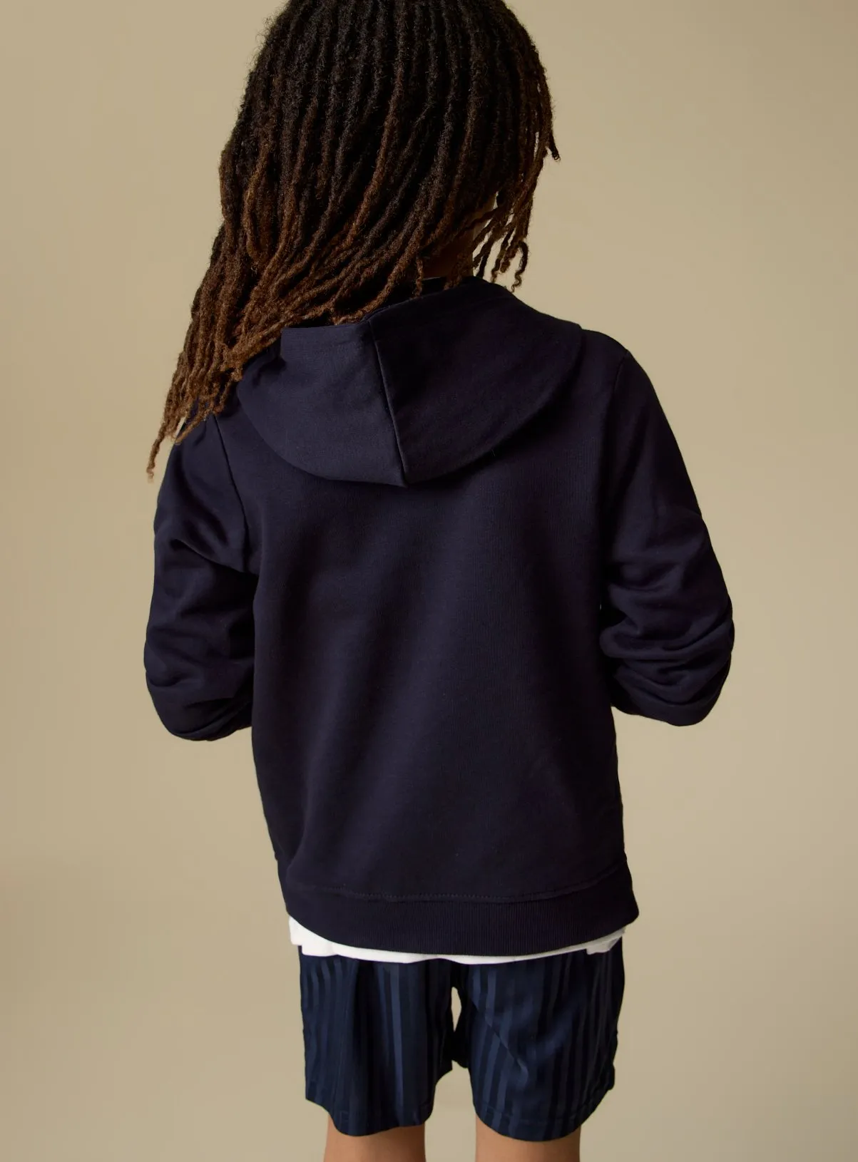 Buy Navy Zip-Through Hoodie 15 years | Jumpers and hoodies | Tu