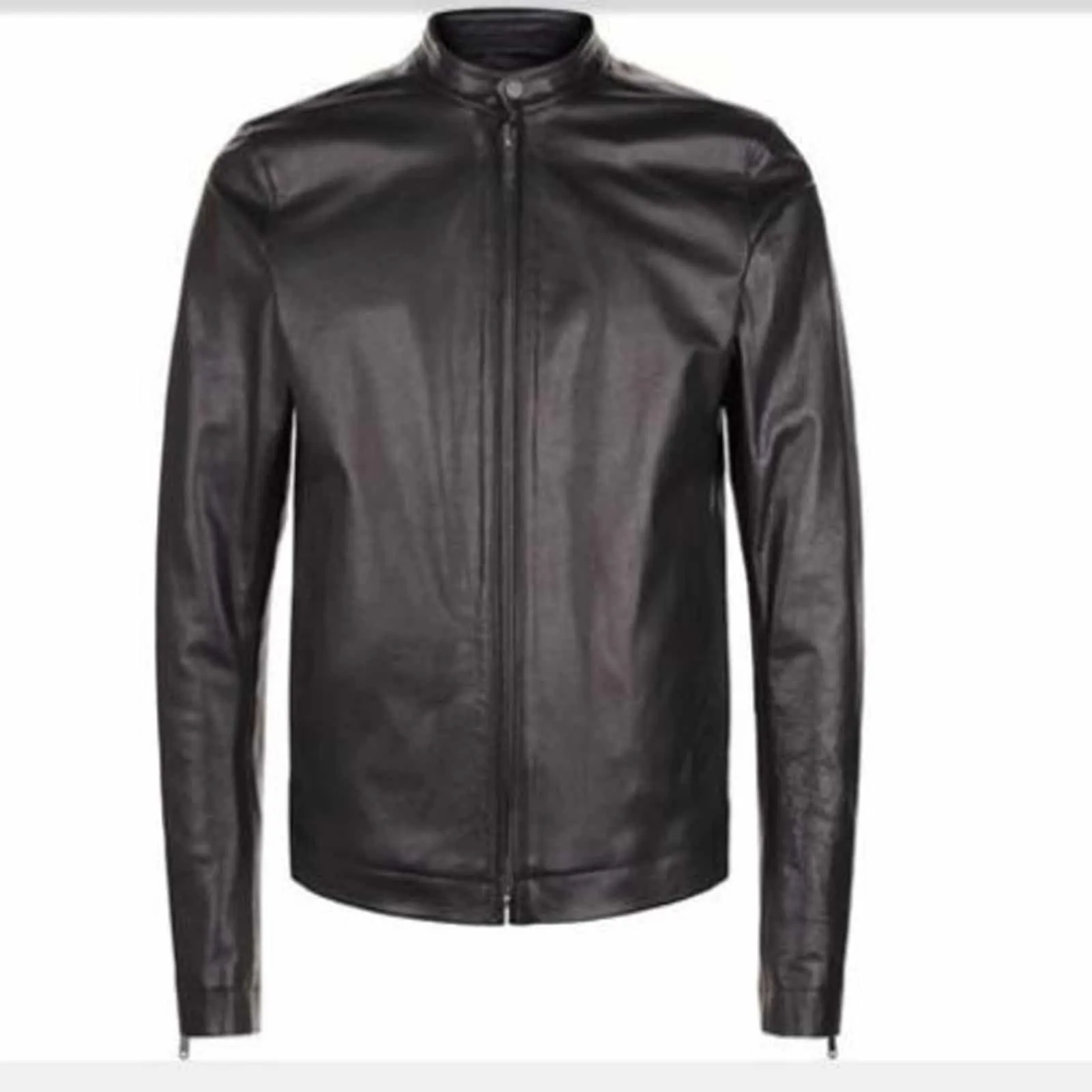 Buy Simple Biker Leather Jacket - Jackets for Men 0070 | Kilt and Jacks