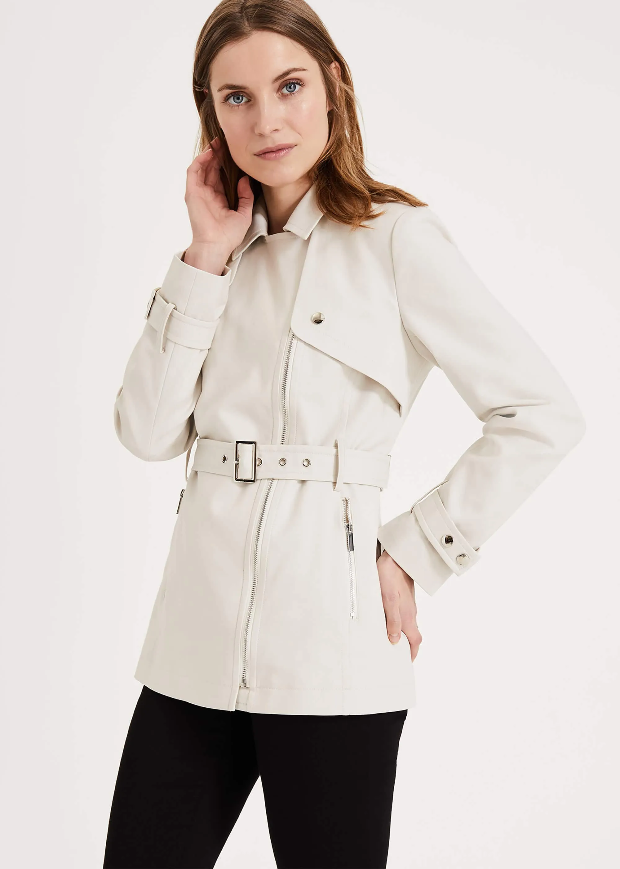 Cara Soft Biker Coat