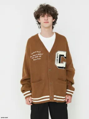 Carhartt WIP Brown Ducks Cardigan Sweater (hamilton brown/wax)