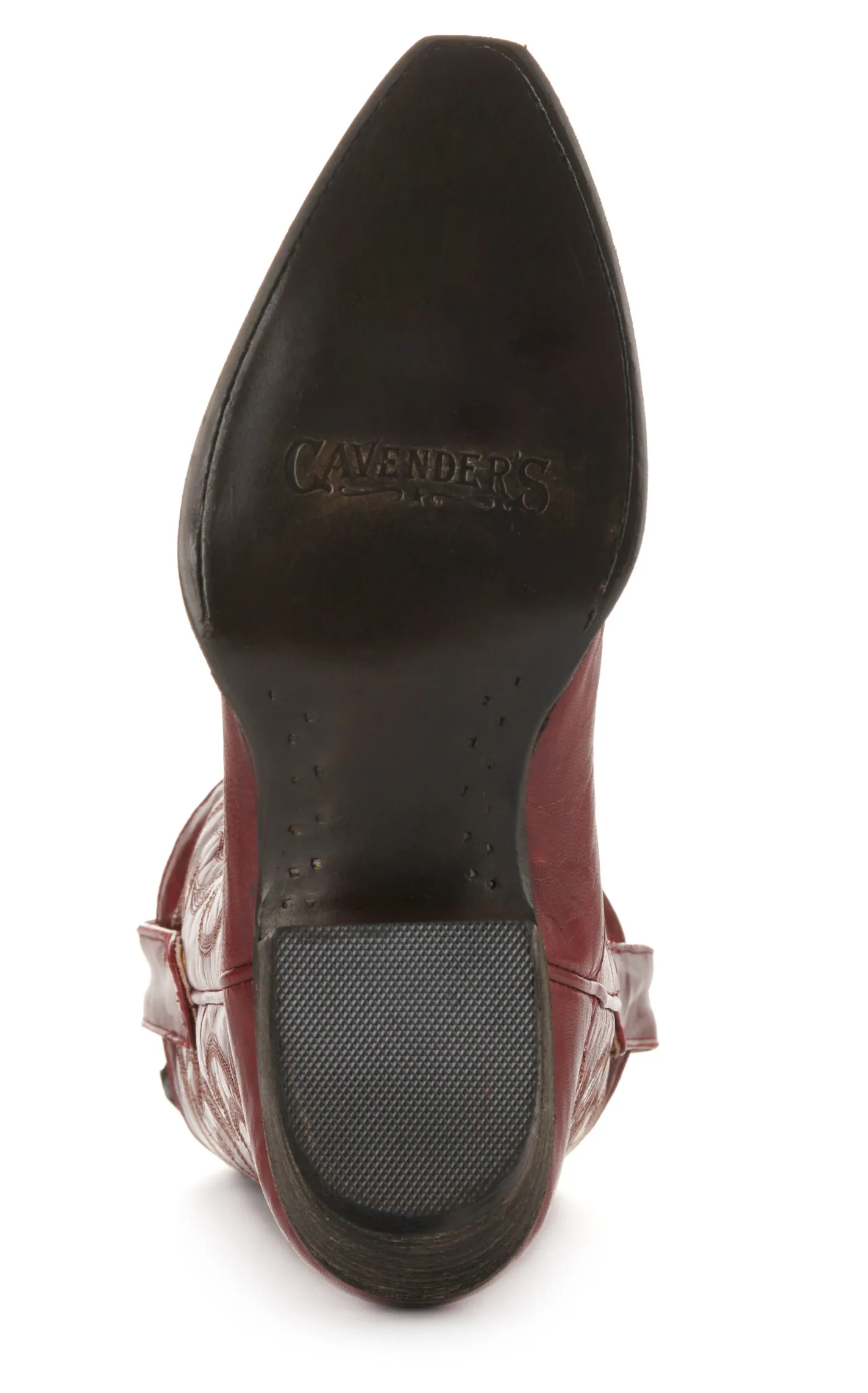 Cavender's Women's Red Goat Snip Toe Cowboy Boots