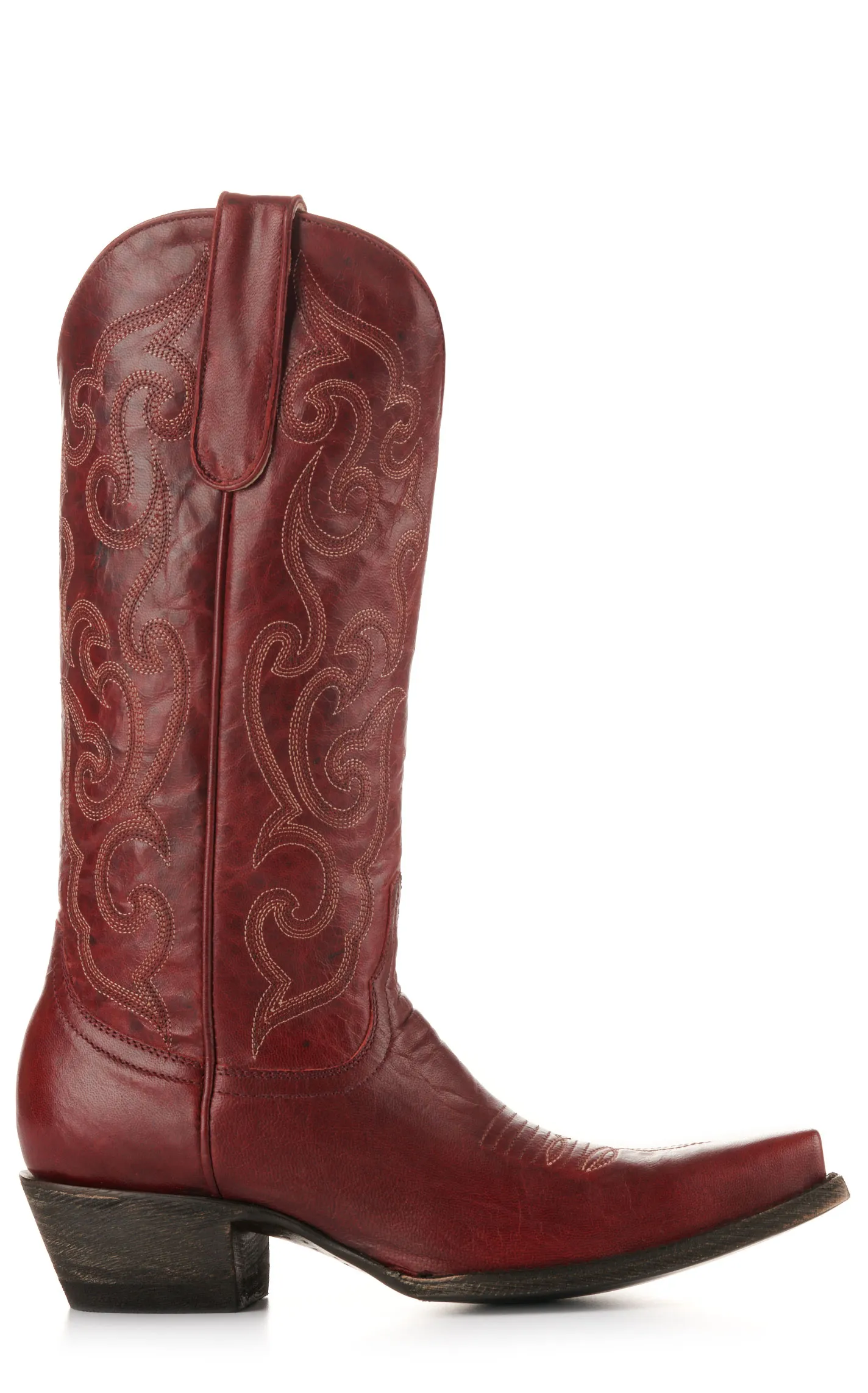 Cavender's Women's Red Goat Snip Toe Cowboy Boots