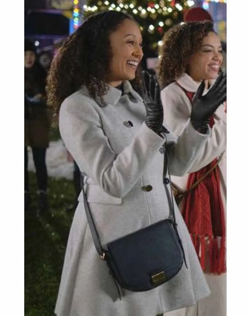 Christmas Comes Twice Tamera Mowry-Housley Dress Coat | Ujackets