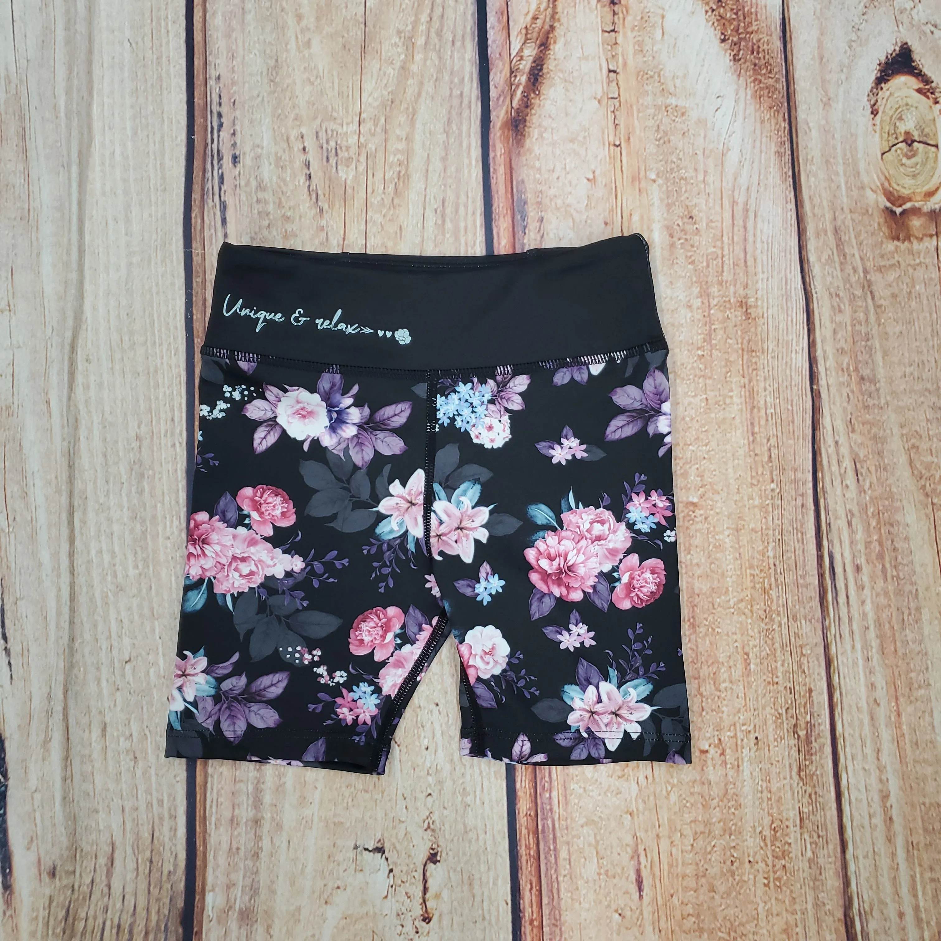 CLEARANCE  Floral Biker Shorts