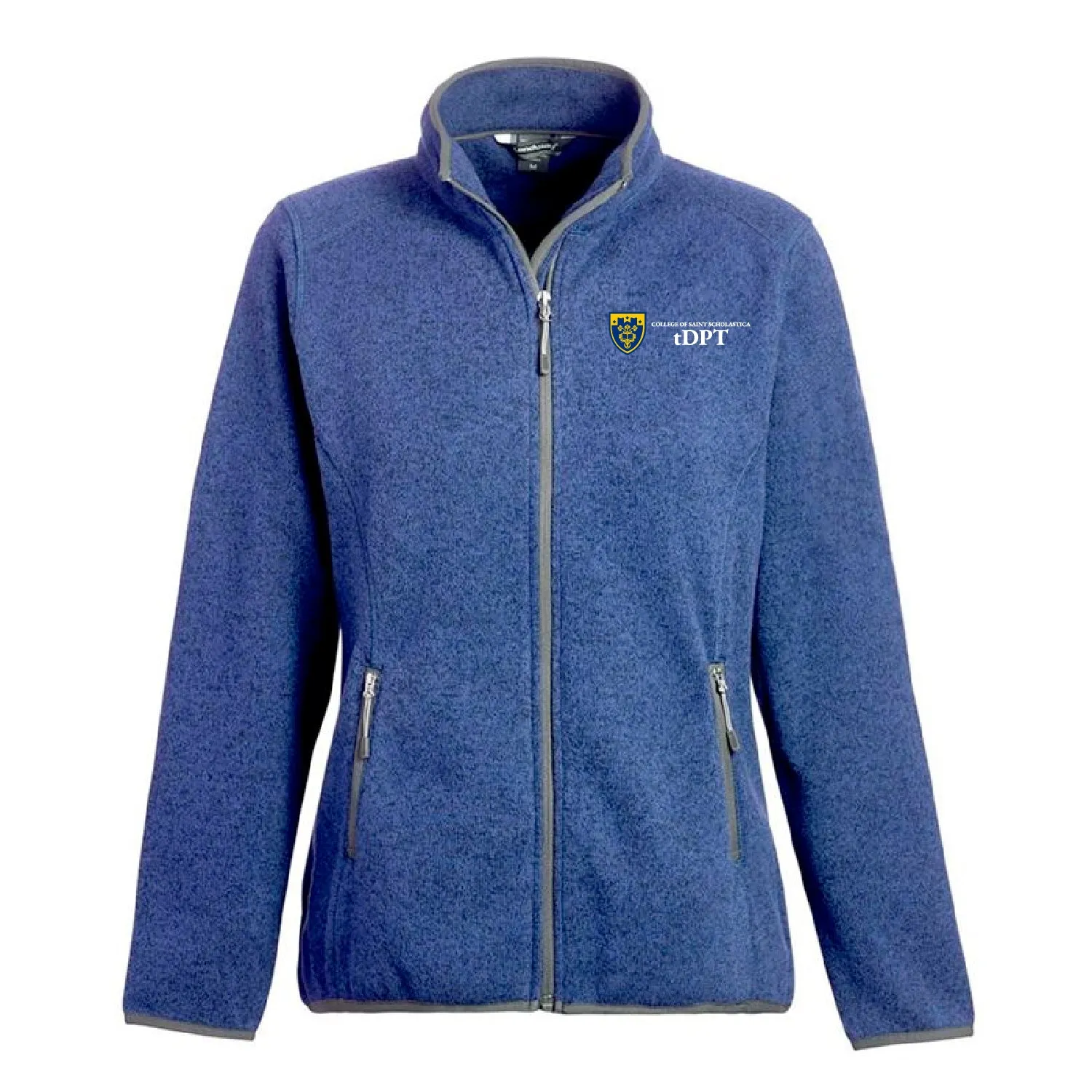 CSS tDPT LADIES ASHTON SWEATER-KNIT FLEECE JACKET