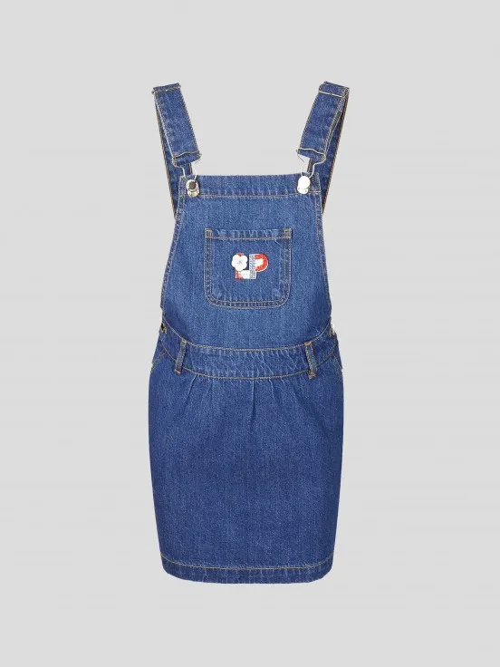 Denim Dungarees Dress