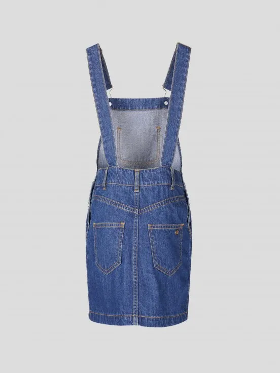 Denim Dungarees Dress