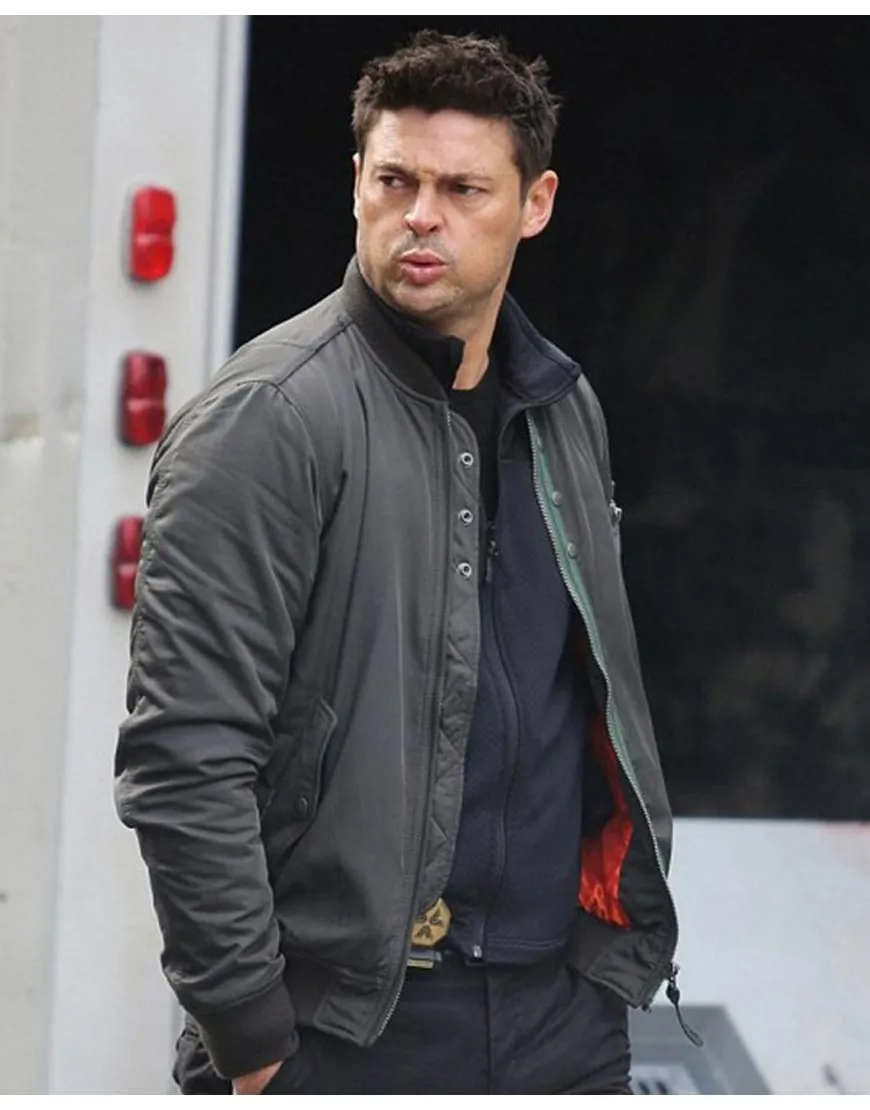 Detective John Kennex Jacket | Karl Urban Satin Jacket