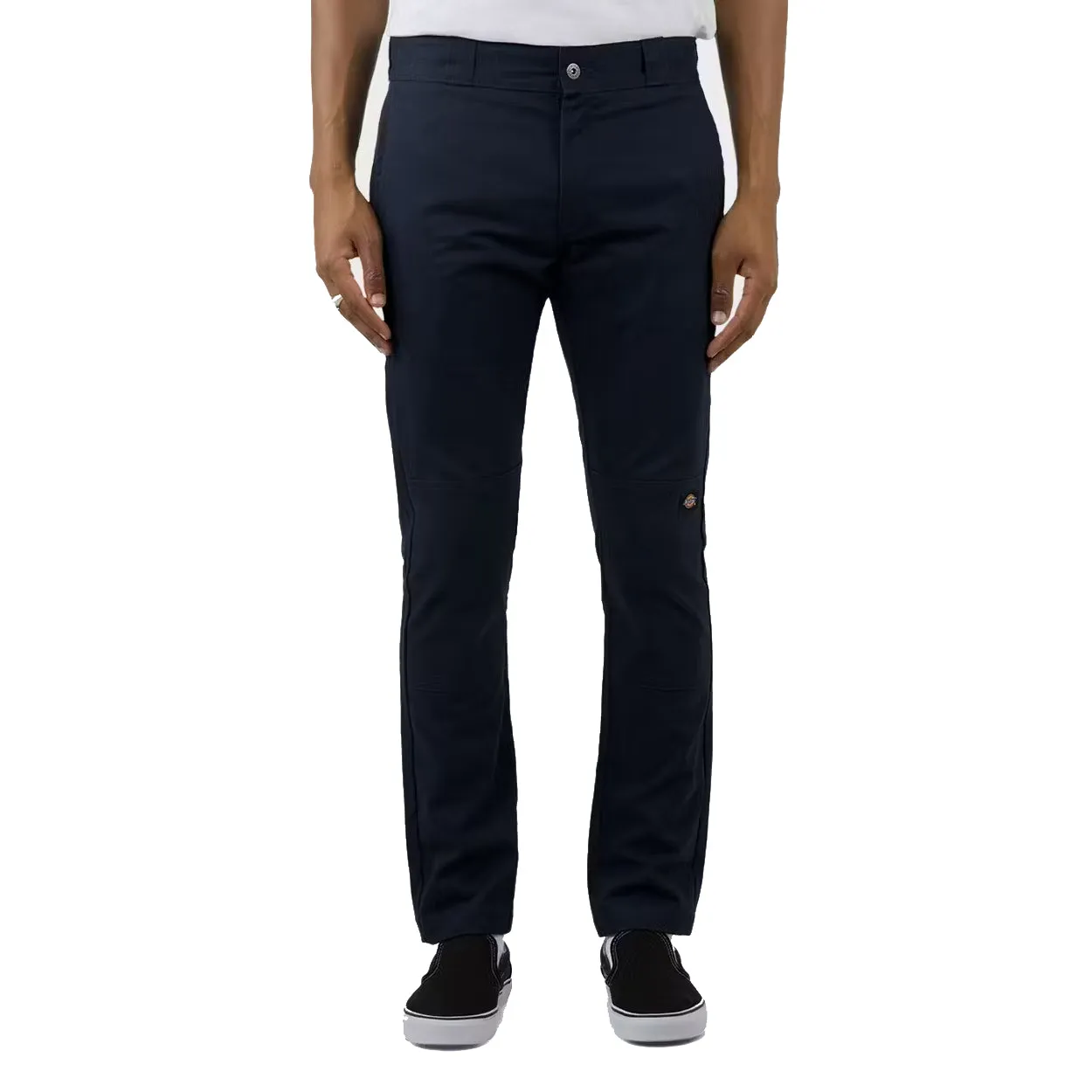 DICKIES - 811 SKINNY STRAIGHT DOUBLE KNEE WORK PANT - DARK NAVY