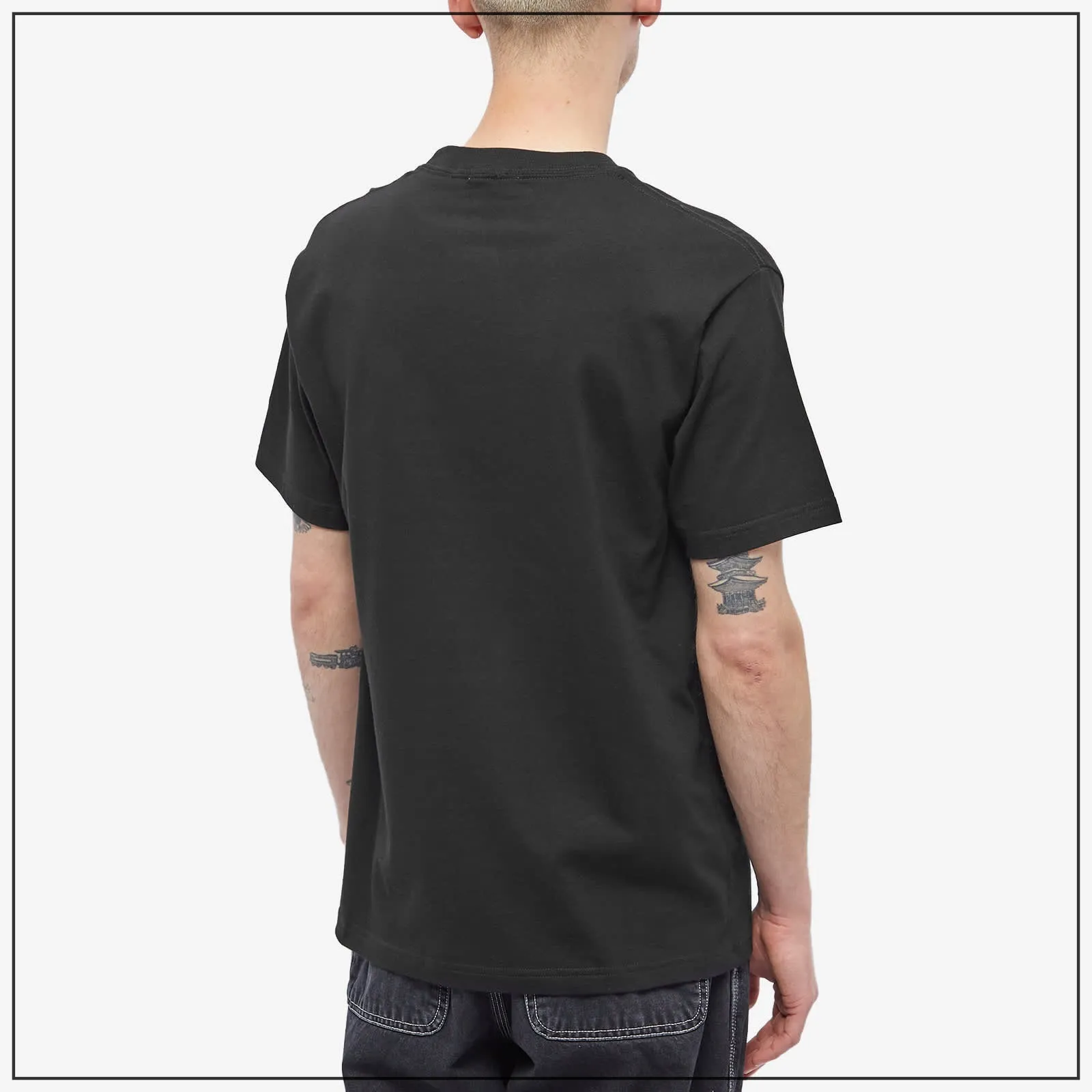 Dime  |Cotton Short Sleeves Skater Style T-Shirts