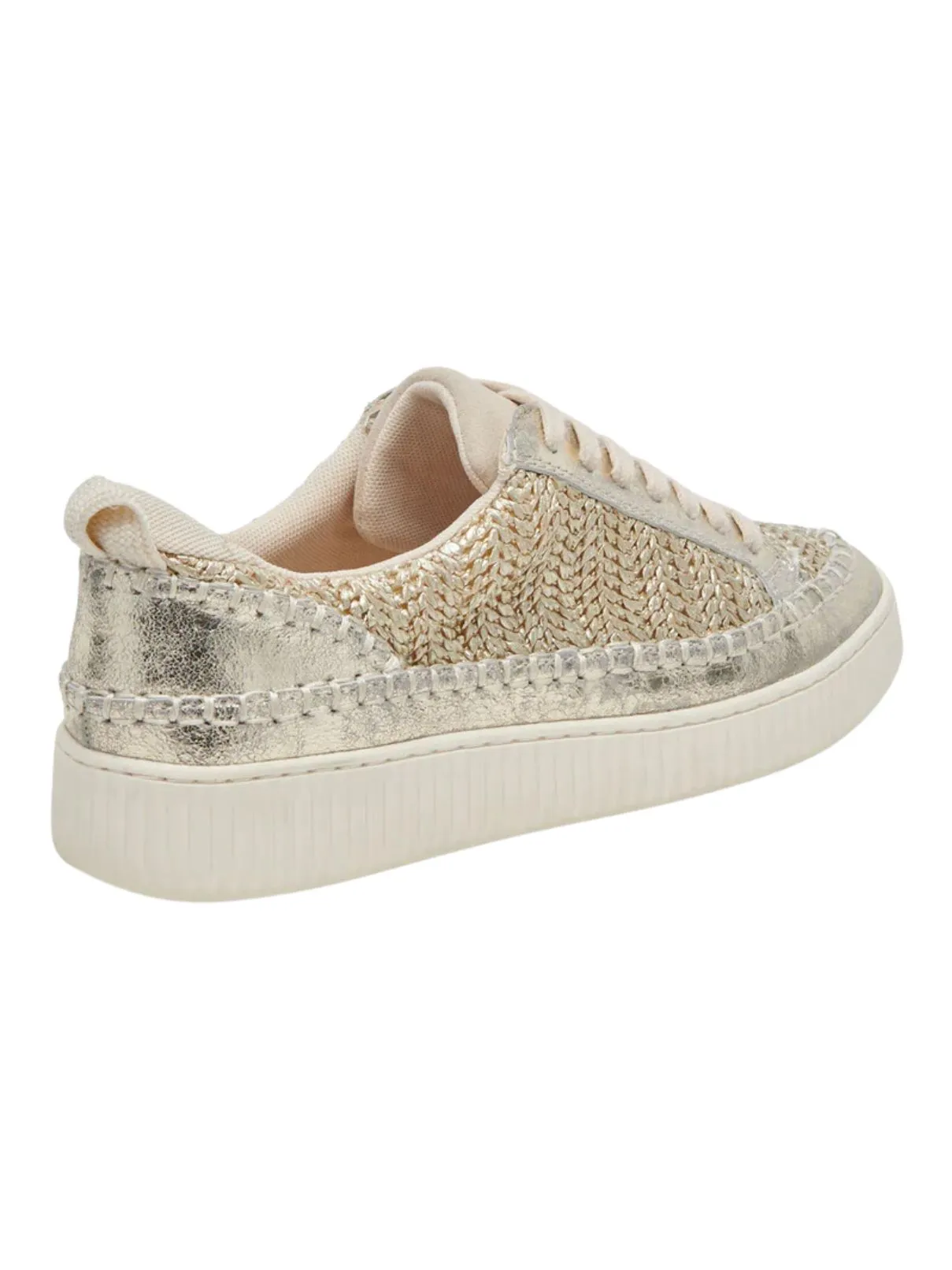 Dolce Vita Nicona Sneaker in Gold Woven