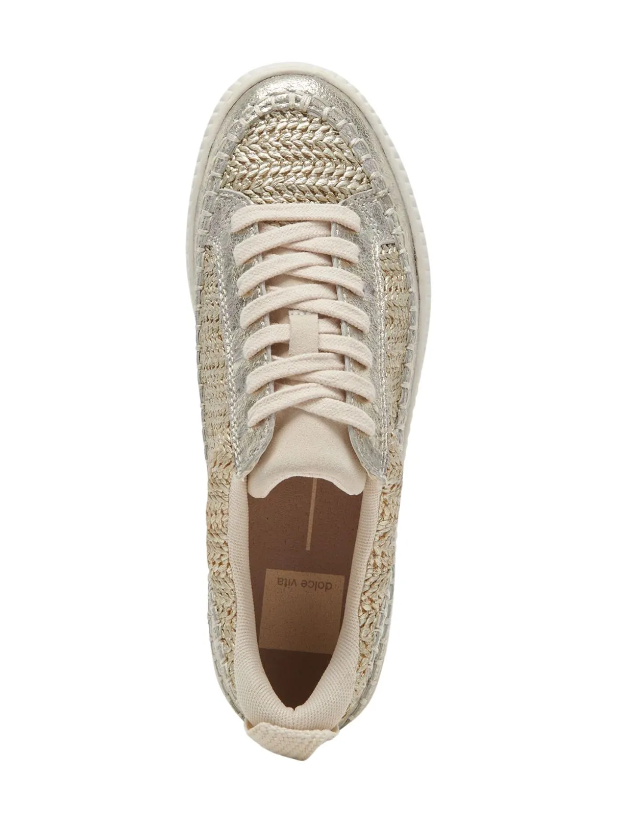 Dolce Vita Nicona Sneaker in Gold Woven