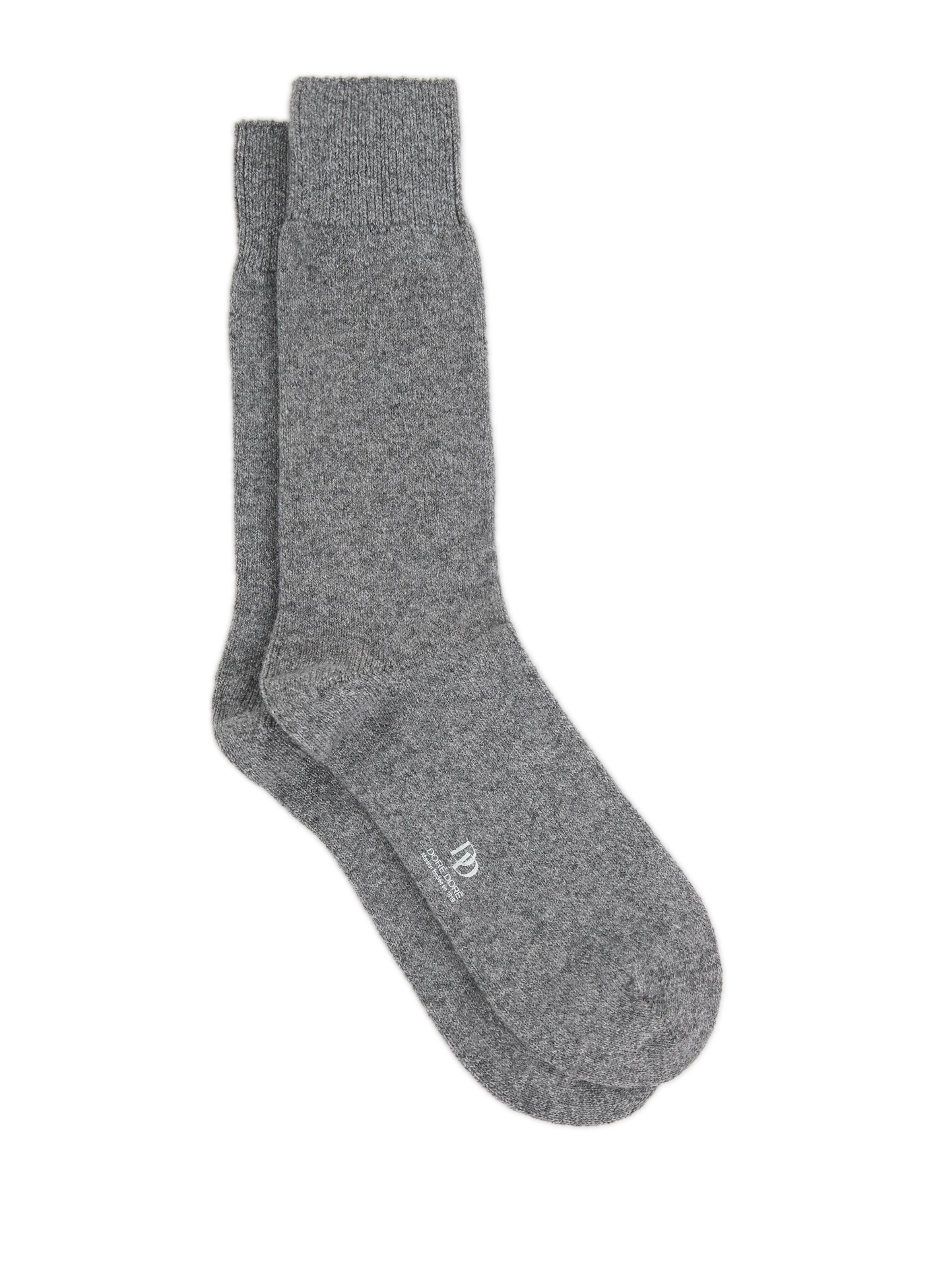 DORÉ DORÉ  Cotton over the knee socks  - Grey