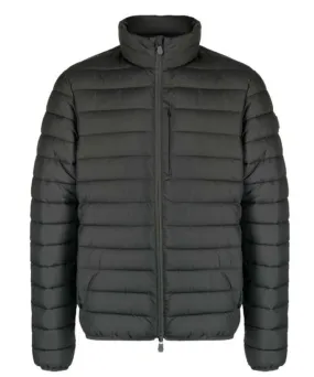 Erion Black Quilted Puffer Coat Jacket