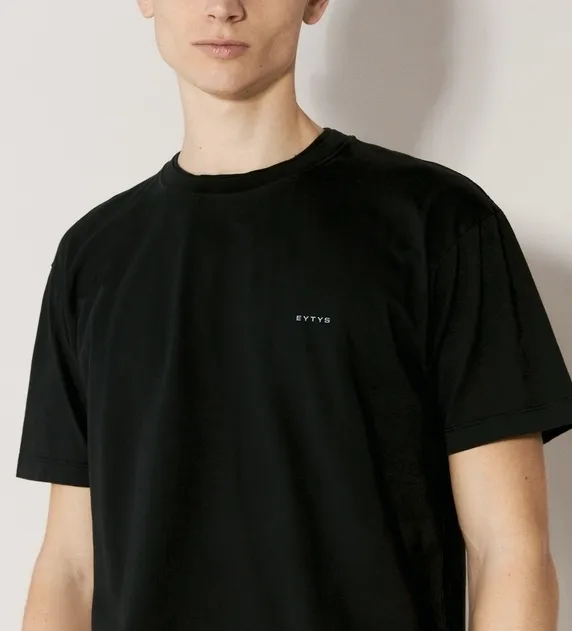 Eytys  |Plain Cotton Short Sleeves Logo T-Shirts