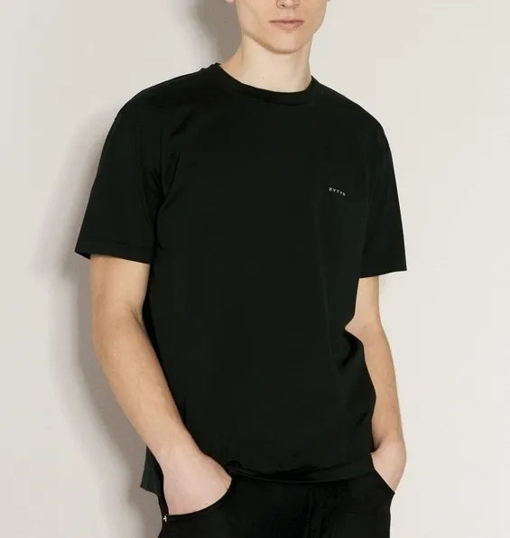 Eytys  |Plain Cotton Short Sleeves Logo T-Shirts