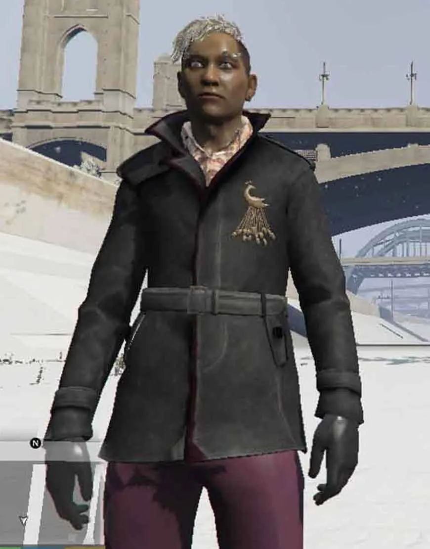 Far Cry 4 Pagan Min Black Coat | Video Game Costume | Ujackets.com