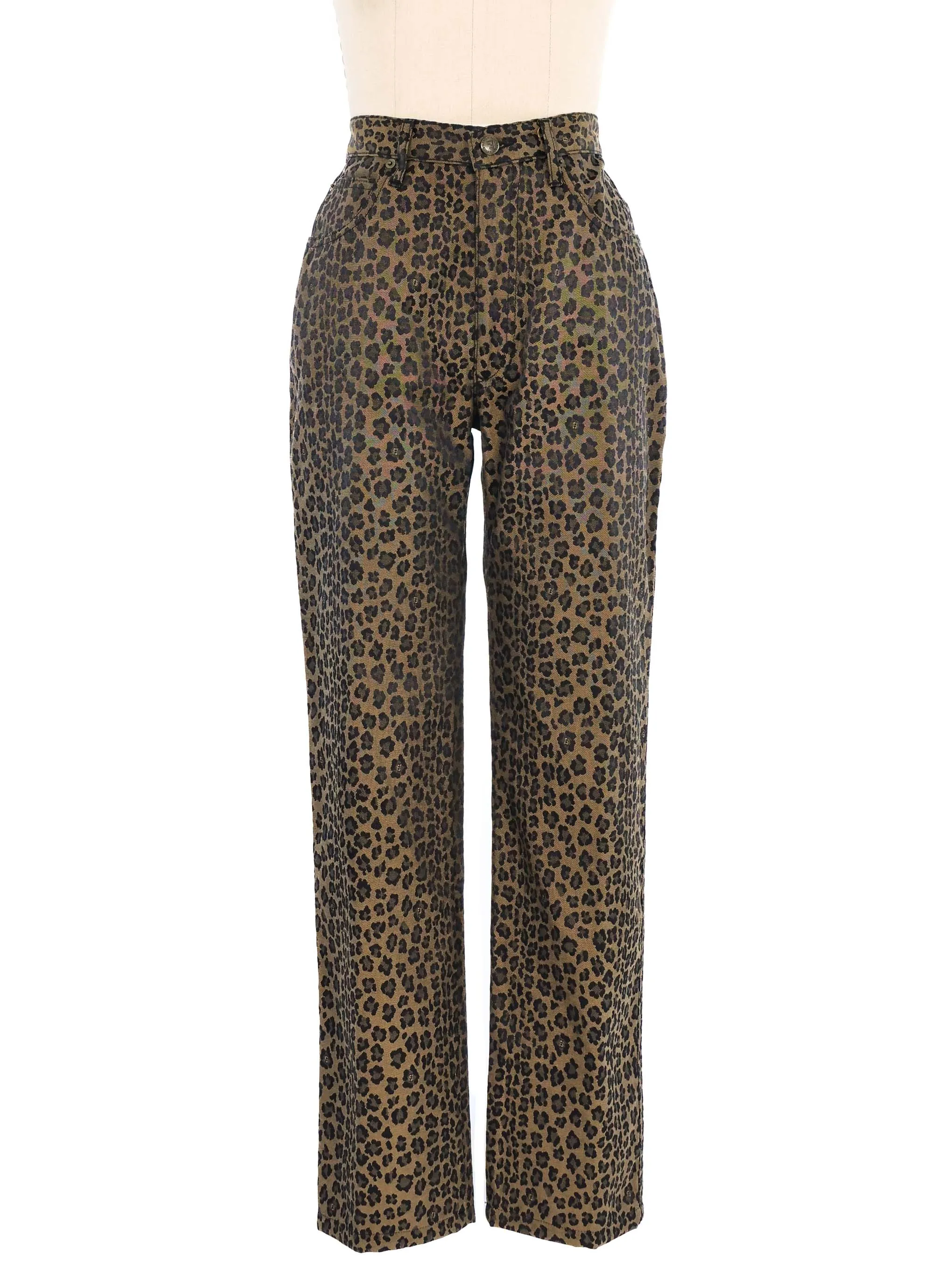 Fendi Leopard Safari Pant Suit