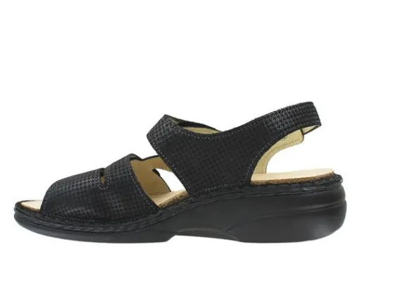 FINN COMFORT GOMERA SANDAL HARDY NERO