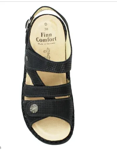 FINN COMFORT GOMERA SANDAL HARDY NERO