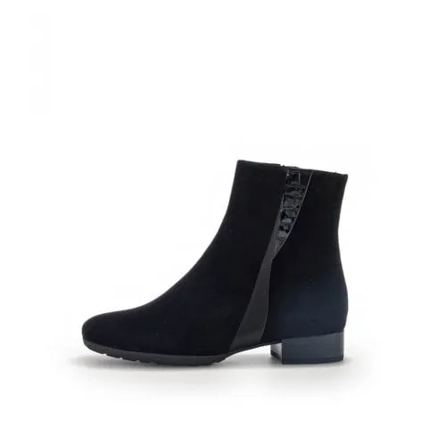 Flat Ankle Boot with Leather Trim - Banton 32.711