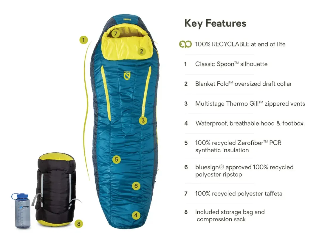 Forte Endless Promise Synthetic Sleeping Bag 20F / -6C (Men's)