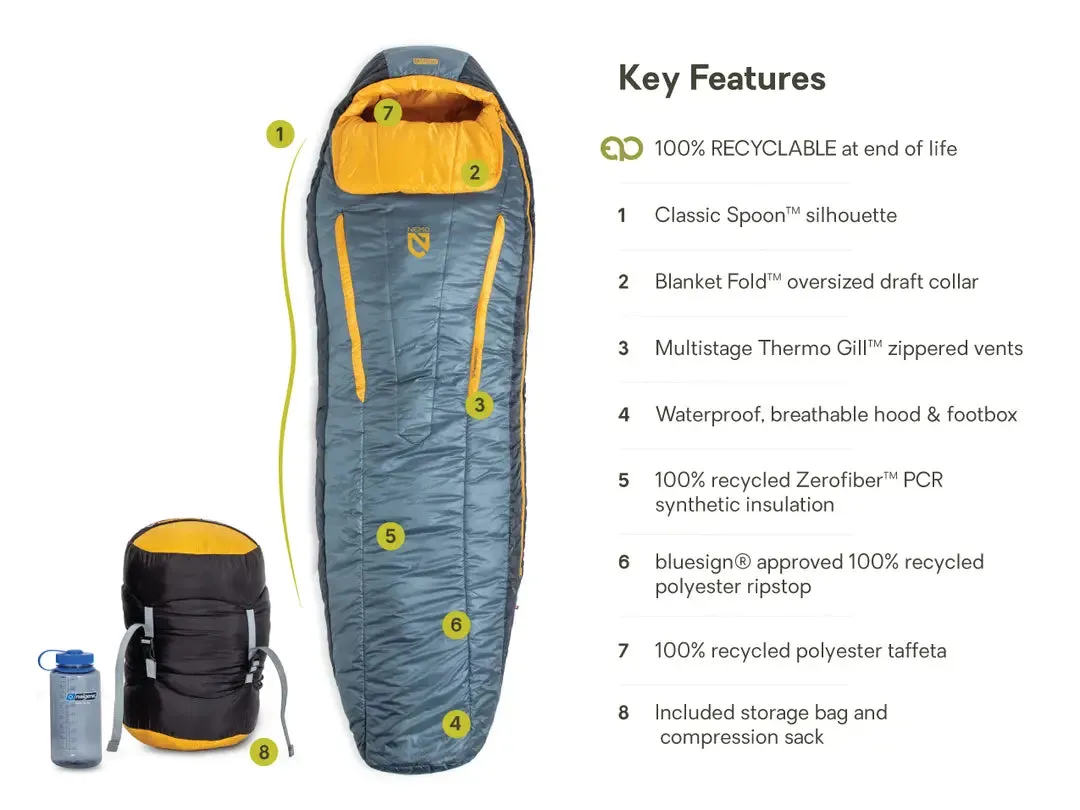 Forte Endless Promise Synthetic Sleeping Bag 35F / 2C (Men's)