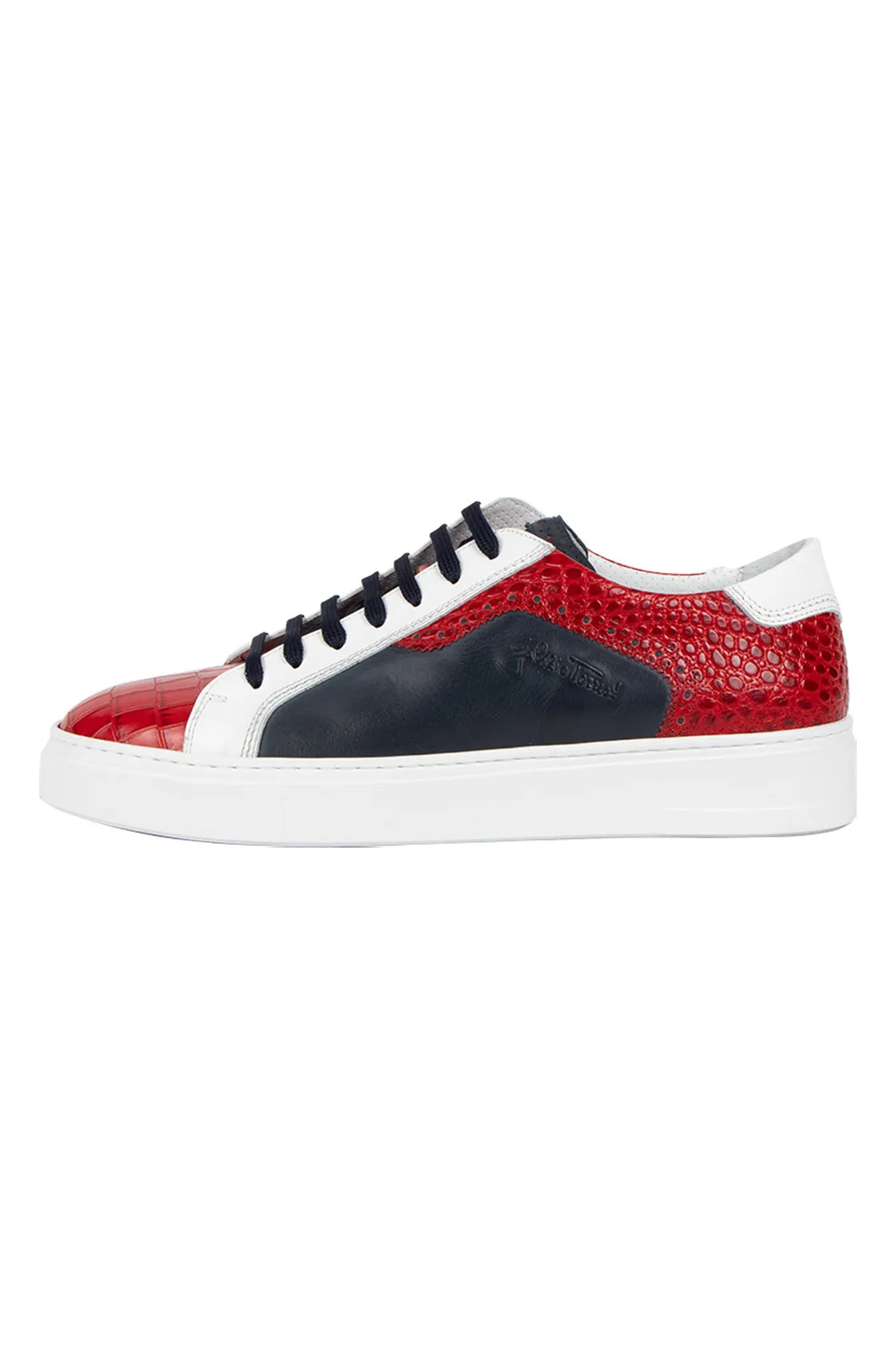 Galizio Torresi Lace Sneaker Red/Wht/Blue