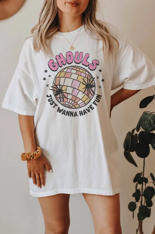 GHOULS JUST WANNA HAVE FUN GRAPHIC TEE